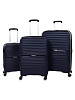 Комплект чемоданов Ridberg Business L+M+S (Dark Blue) купить в интернет-магазине icover