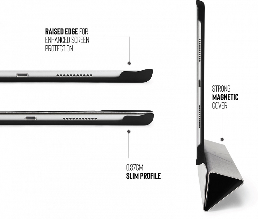 Чехол Pipetto Origami (P030-49-7) для iPad 10.2" (Black) купить в интернет-магазине icover