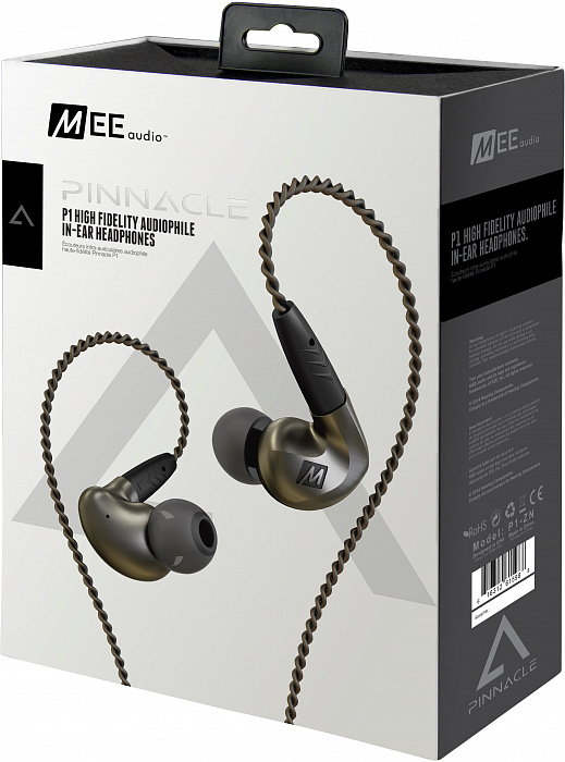 Наушники с микрофоном MEE audio Pinnacle P1 (Black) купить в интернет-магазине icover