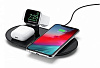 Беспроводное зарядное устройство Mophie 3 in 1 Wireless Charging Pad 409903627 (Black) купить в интернет-магазине icover
