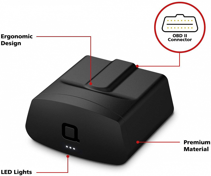 Диагностический адаптер Nonda ZUS Smart Vehicle Health Monitor ZUHMBKBTV (Black) купить в интернет-магазине icover
