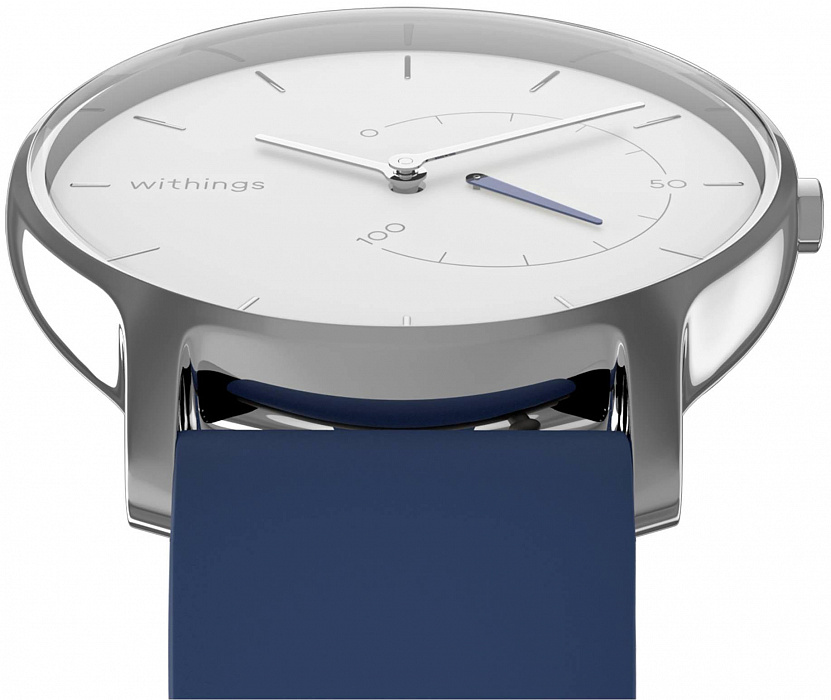 Умные часы Withings Move Timeless 38mm (White/Blue) купить в интернет-магазине icover