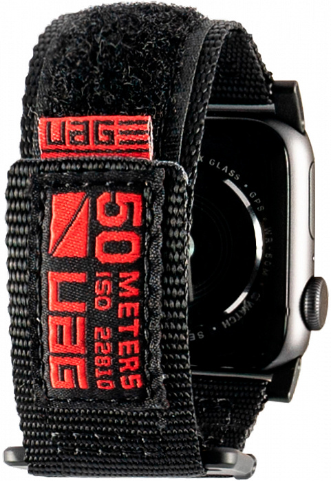 Ремешок Urban Armor Gear Active (19148A114040) для Apple Watch Series 2/3/4 42/44 mm (Black) купить в интернет-магазине icover