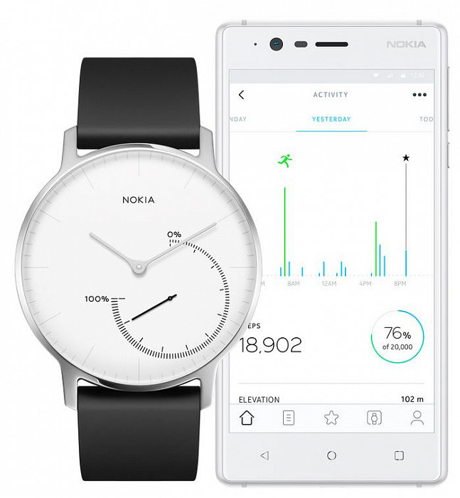 Умные часы Nokia Steel 70288403 (White) купить в интернет-магазине icover