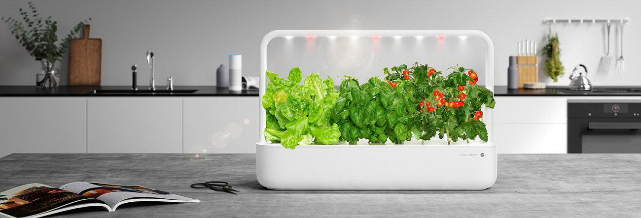 Умный сад Click & Grow Smart Garden 9 (White) купить в интернет-магазине icover