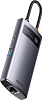 Хаб Baseus Metal Gleam (WKWG070113) 4-in-1 Multifunctional Type-C HUB Docking Station (Gray) купить в интернет-магазине icover