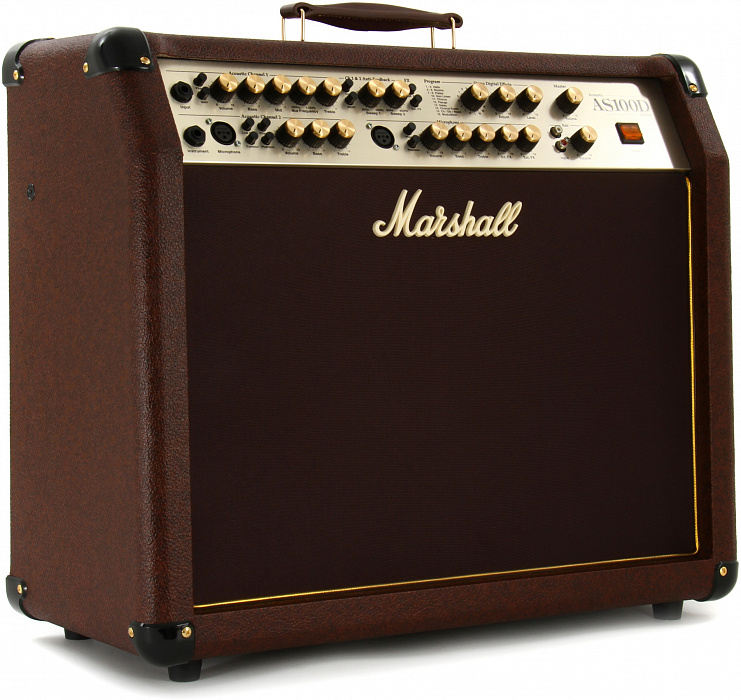 Гитарный комбоусилитель Marshall AS100D Acoustic Soloist Combo (Brown) купить в интернет-магазине icover