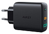 Сетевое зарядное устройство Aukey Dual-Port 30W PD Wall Charger with Dynamic Detect (Black) купить в интернет-магазине icover