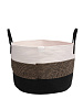 Тканевая корзина Ridberg 51*33 (White/Brown/Black) купить в интернет-магазине icover