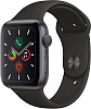 Умные часы Apple Watch Series 5 44mm Sport Band MWVF2RU/A (Space Grey/Black) купить в интернет-магазине icover