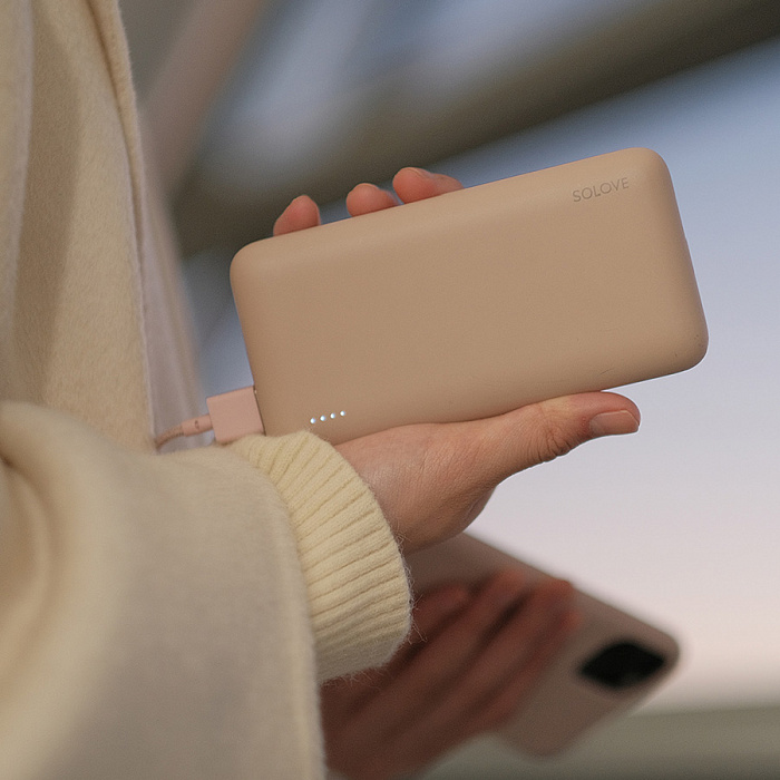 Внешний аккумулятор Xiaomi Solove 20000mAh (Pink) купить в интернет-магазине icover