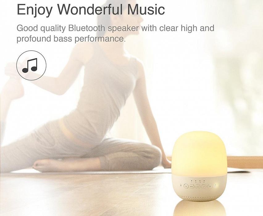 Умный арома-диффузор Emoi Aroma Diffuser Lamp Speaker H0035 (White) купить в интернет-магазине icover