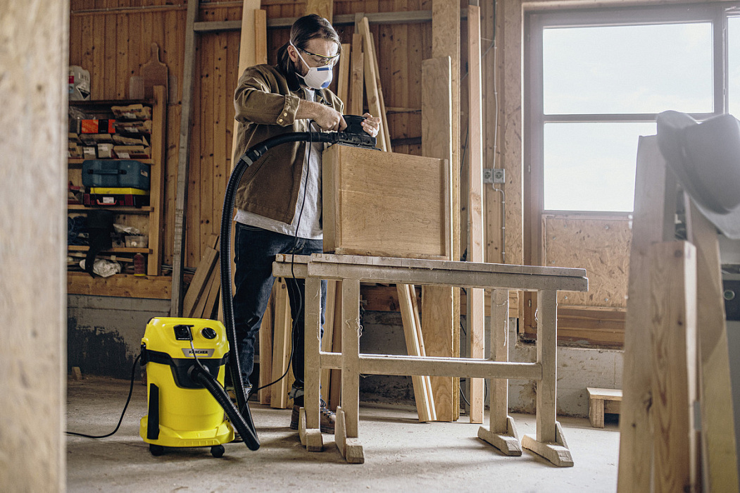 Профессиональный пылесос Karcher WD 3 P V-17/4/20 (1.628-170.0) купить в интернет-магазине icover