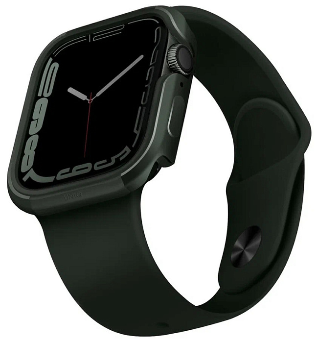Чехол Uniq Valencia aluminium (45MM-VALGRN) для Apple Watch 4/5/6/SE/7 44/45mm (Green) купить в интернет-магазине icover