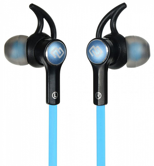Bluetooth-наушники Digma BT-03 с микрофоном (Black/Blue) купить в интернет-магазине icover