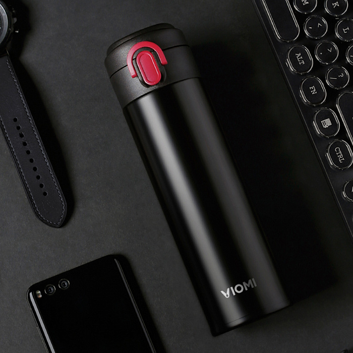Термос Xiaomi Viomi Stainless Vacuum Cup 460 ml (Black) купить в интернет-магазине icover