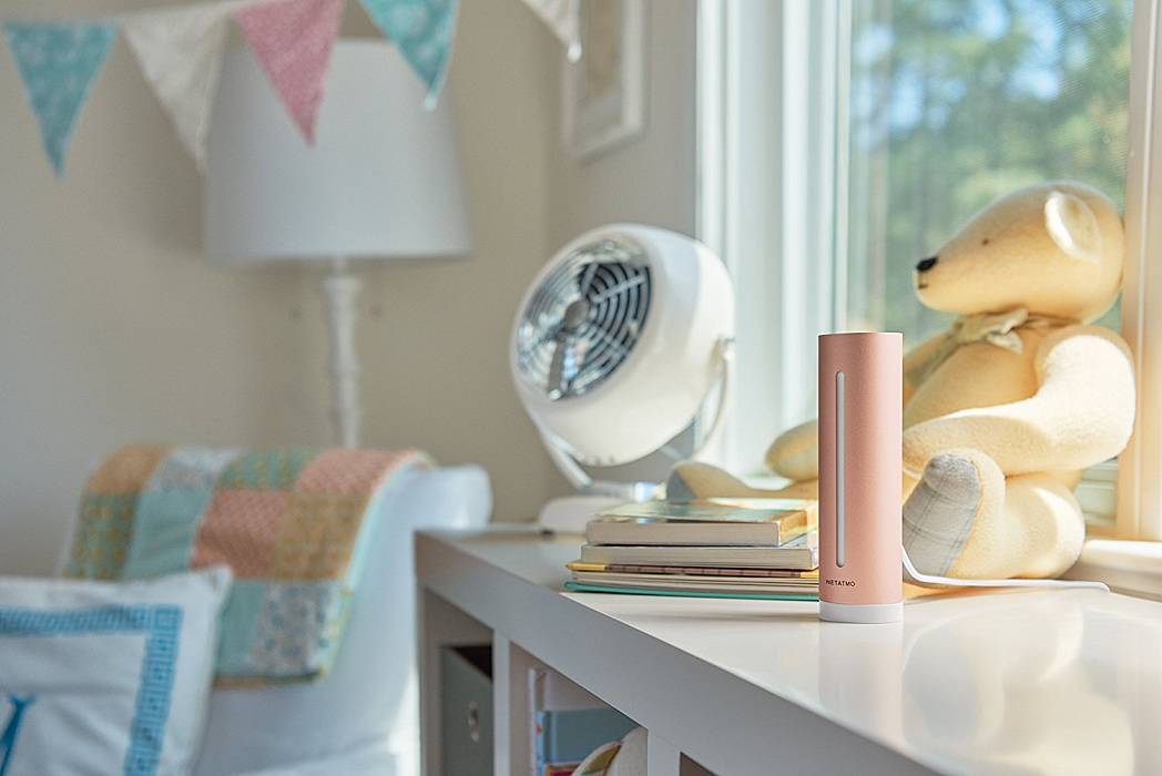 Домашняя метеостанция Netatmo Healthy Home Coach NHC-US для iOS/Android (Pink) купить в интернет-магазине icover