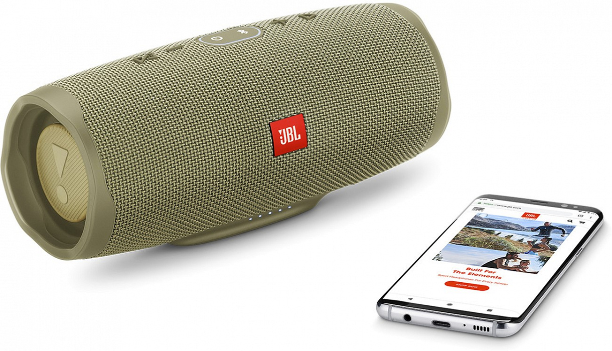 Портативная акустическая система JBL Charge 4 (Sand) купить в интернет-магазине icover