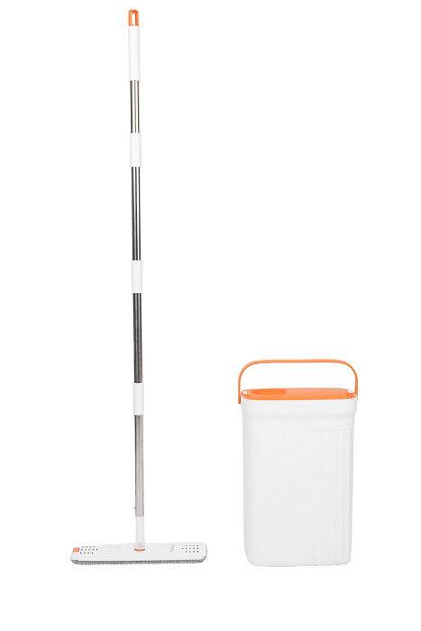 Швабра и ведро Ridberg Premium 2mop (White/Orange) купить в интернет-магазине icover