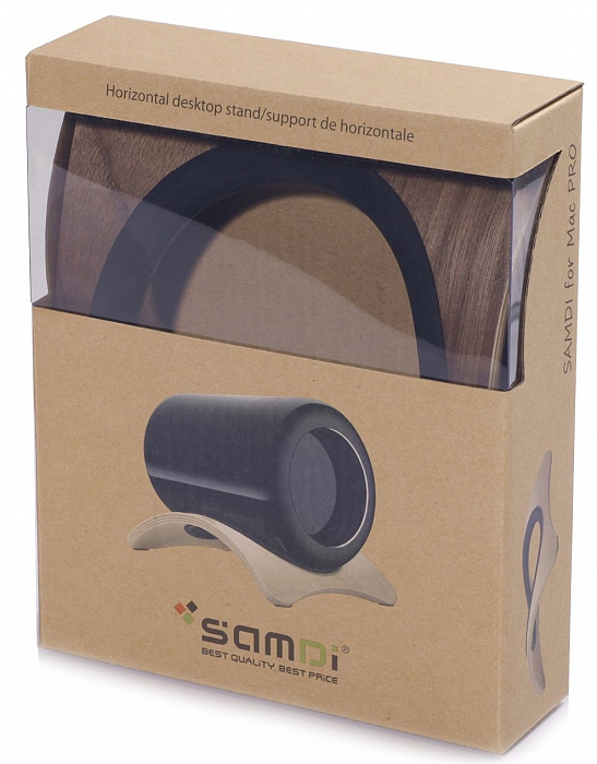 Подставка Samdi High Quality Desktop Wooden Stand для Mac Pro (Dark Wood) купить в интернет-магазине icover