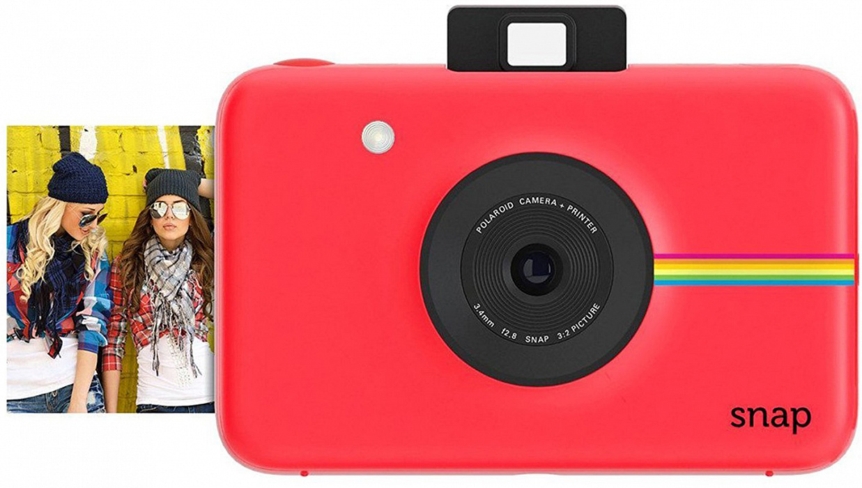 Фотоаппарат мгновенной печати Polaroid Snap POLSP01BE (Red) купить в интернет-магазине icover