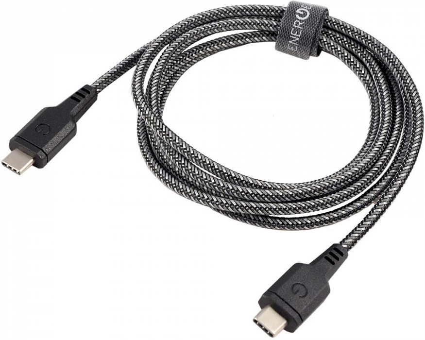 EnergEA Nylotough 1.5 м (CBL-NT20CC-150) - кабель USB-C 2.0 (Black) купить в интернет-магазине icover