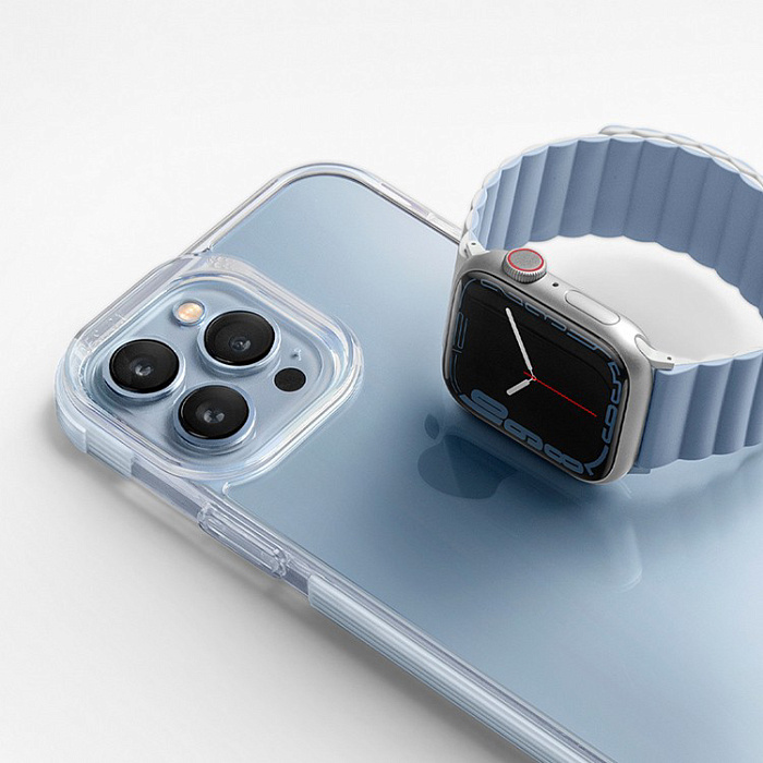 Ремешок Uniq Revix (41MM-REVWHTBLU) для Apple Watch 41 / 40 / 38 mm (White/Arctic Blue) купить в интернет-магазине icover