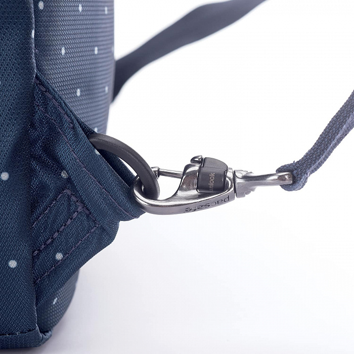 Рюкзак Pacsafe Daysafe для ноутбука 13" (Navy Polka Dot) купить в интернет-магазине icover