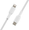Кабель для iPod, iPhone, iPad Belkin Boost Charge USB-C/Lightning 2m CAA004bt2MWH (White) купить в интернет-магазине icover
