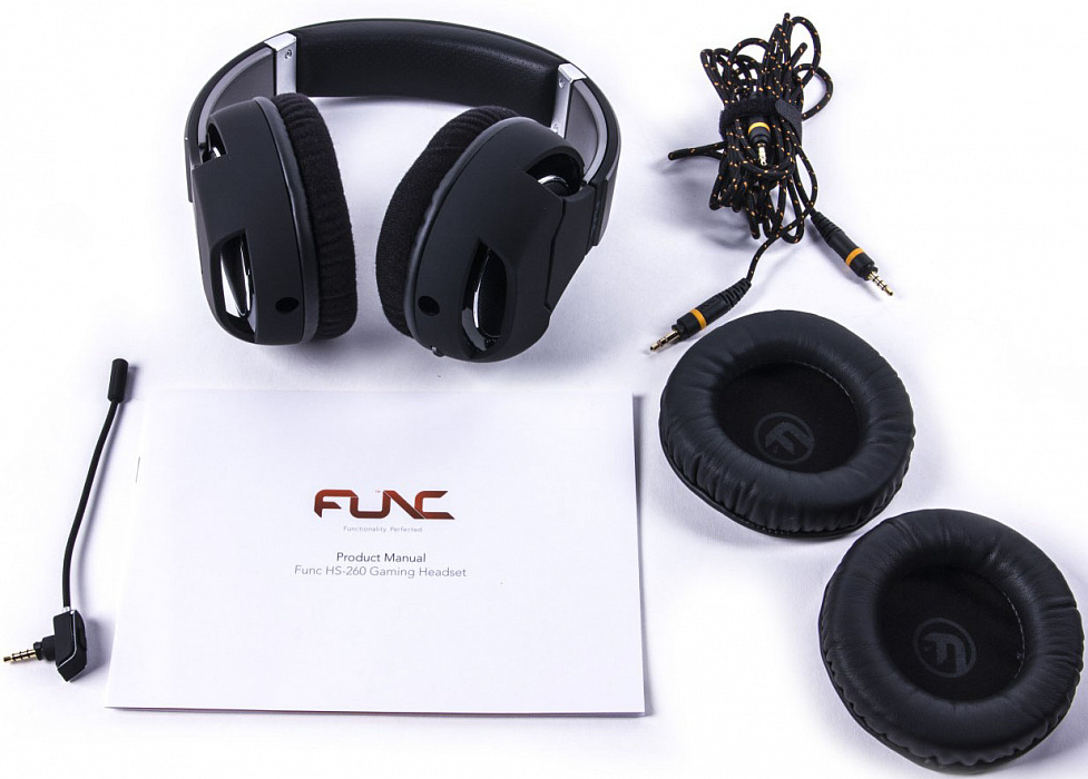 Func HS-260 - игровая гарнитура (Black) купить в интернет-магазине icover