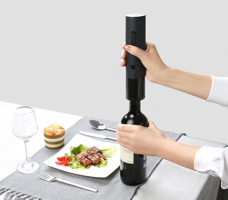 Электрический штопор HuoHou Wine Electric Bottle Opener (Black) купить в интернет-магазине icover