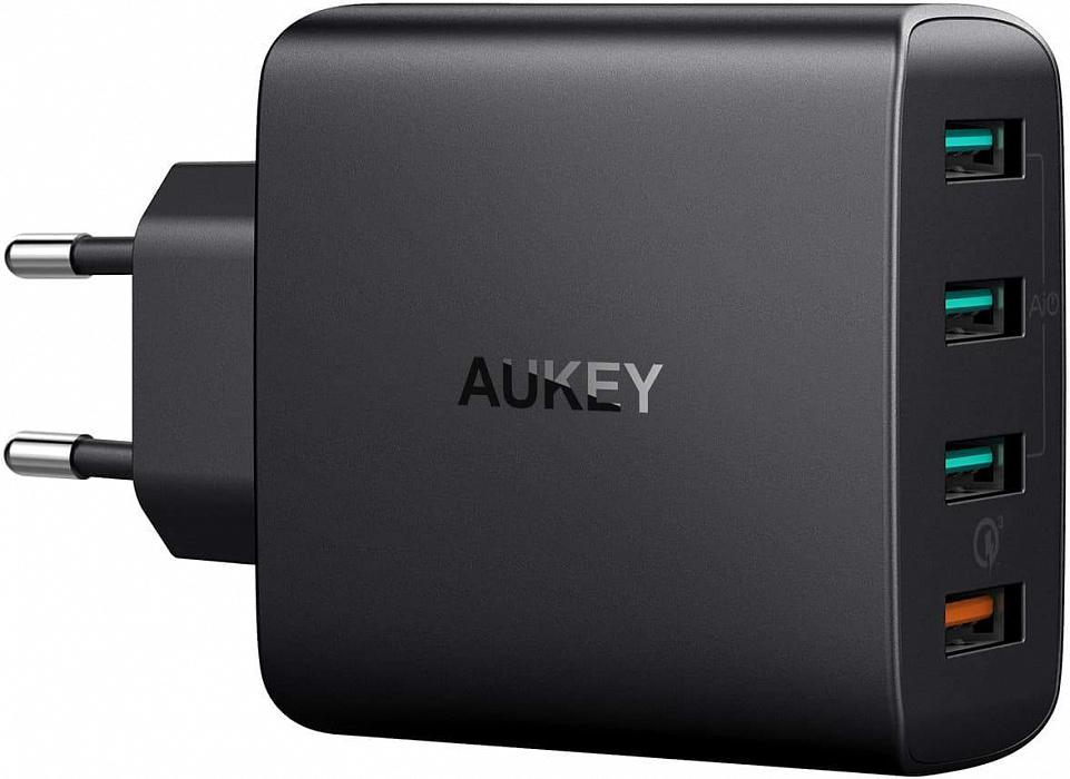 Сетевое зарядное устройство Aukey Wall Charger PA-T18 (Black) купить в интернет-магазине icover