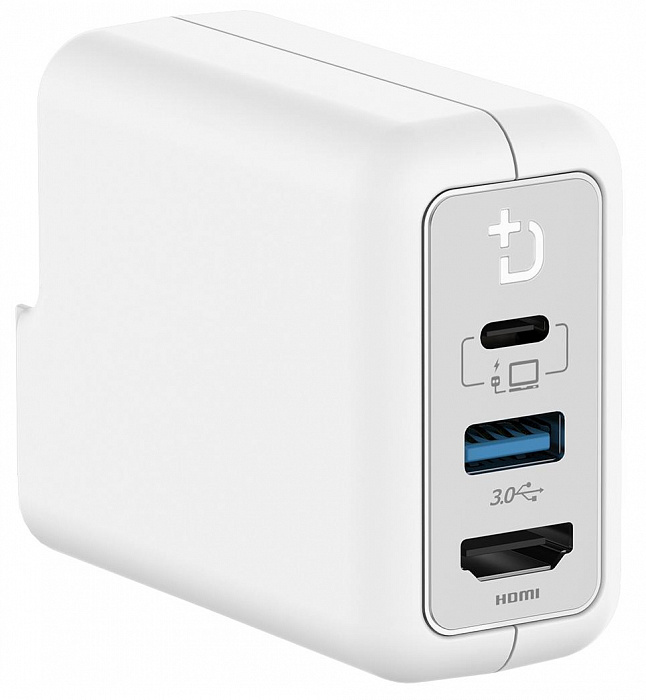 Док-станция DockCase P1 HD для MacBook Air 13'' 2018/MacBook 12'' (White) купить в интернет-магазине icover
