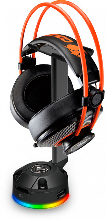 Подставка Cougar Bunker S RGB (CUBUNSRGB) для наушников (Black) купить в интернет-магазине icover