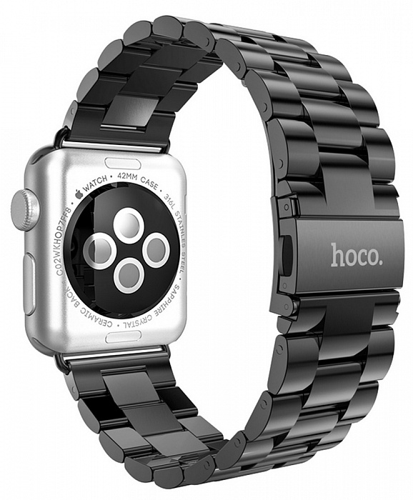 HOCO Metal Watchband 3 Pointers - стальной ремешок для Apple Watch 42mm (Grey) купить в интернет-магазине icover