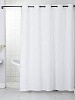 Штора для ванной комнаты Ridberg льняная 180x200 см (White) купить в интернет-магазине icover