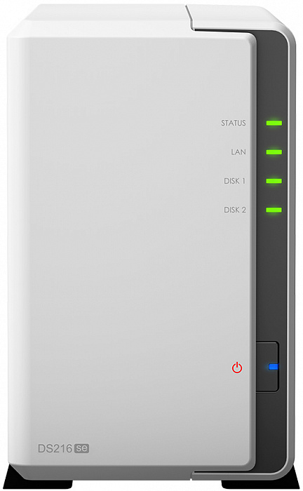 Сетевое хранилище Synology DiskStation DS216se (White) купить в интернет-магазине icover