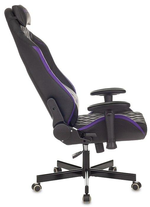 Игровое кресло Бюрократ Knight EXPLORE (Black/Purple) купить в интернет-магазине icover