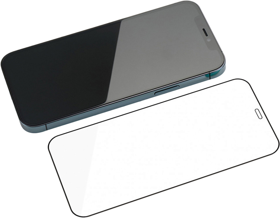 Защитное стекло BlueO 2.5D Silk Anti-reflective (MB26-12-6.1) для iPhone 12/12 Pro (Black) купить в интернет-магазине icover