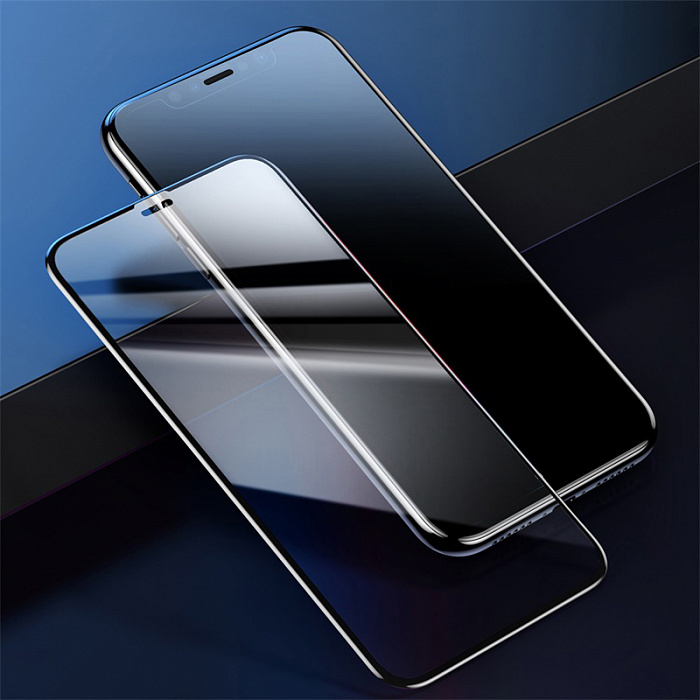 Защитное стекло Baseus 0.23mm Curved-screen Tempered (SGAPIPH61-APE01) для iPhone XR/11 (2 шт.)(Black) купить в интернет-магазине icover