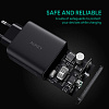 Сетевое зарядное устройство Aukey Dual-Port 30W PD Wall Charger with Dynamic Detect (Black) купить в интернет-магазине icover