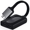 Адаптер Satechi Type-C Dual HDMI Adapter ST-TCDHAM (Space Grey) купить в интернет-магазине icover