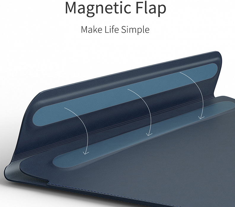 Чехол Wiwu Skin Pro 2 Leather для MacBook Pro 15 (Blue) купить в интернет-магазине icover
