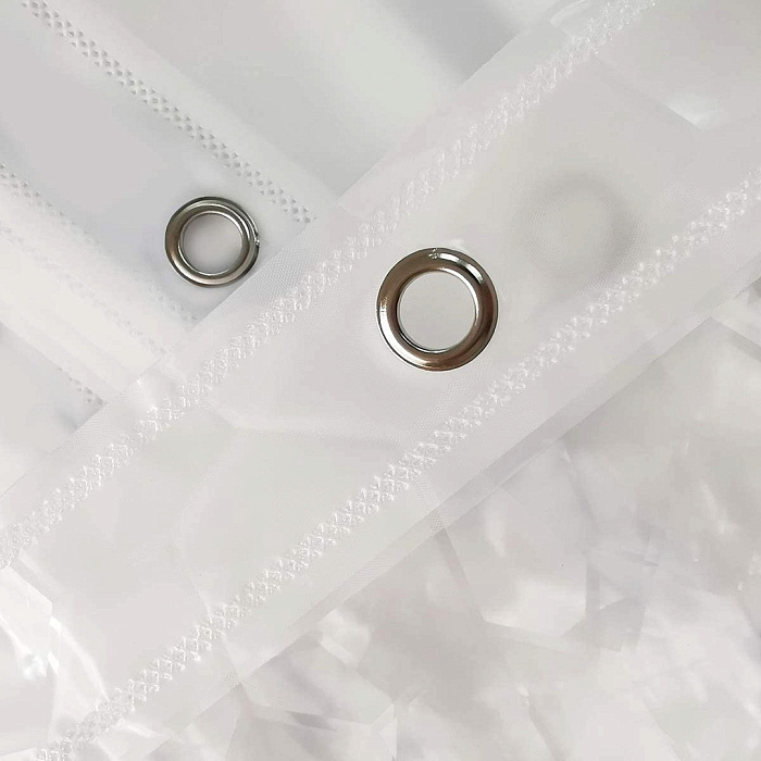 Штора для ванной комнаты Ridberg Коралл PEVA 180 x 200 см (Clear) купить в интернет-магазине icover