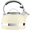 Чайник наплитный со свистком KitchenAid 2.0-Quart Kettle KTEN20SBAC (Creme) купить в интернет-магазине icover
