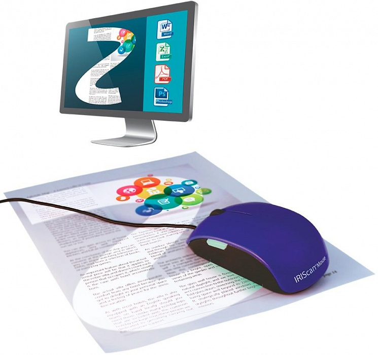Мышь-сканер I.R.I.S. IRISCan Mouse 2 для Mac/PC купить в интернет-магазине icover