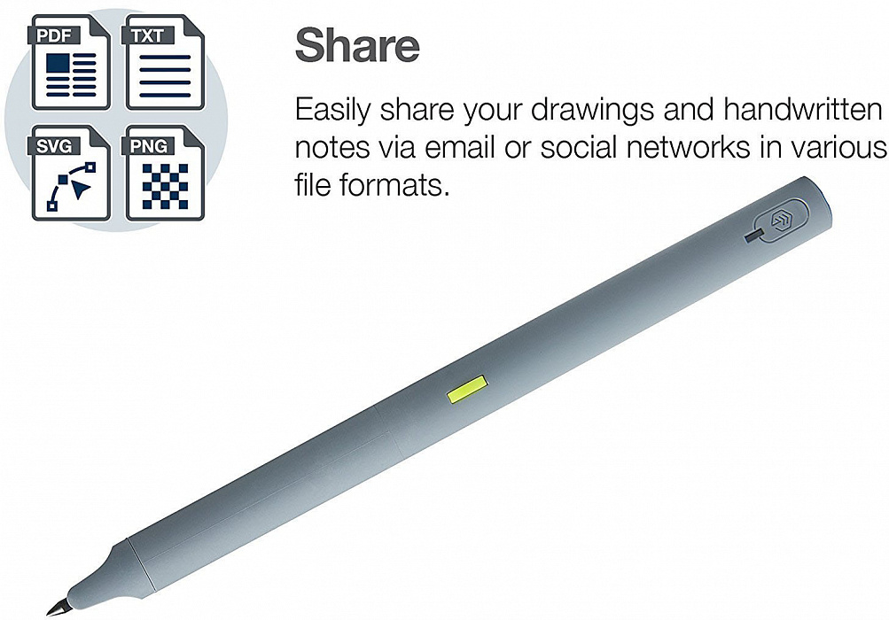 Neo SmartPen смарт-ручка Neo SmartPen M1 (Grey) купить в интернет-магазине icover