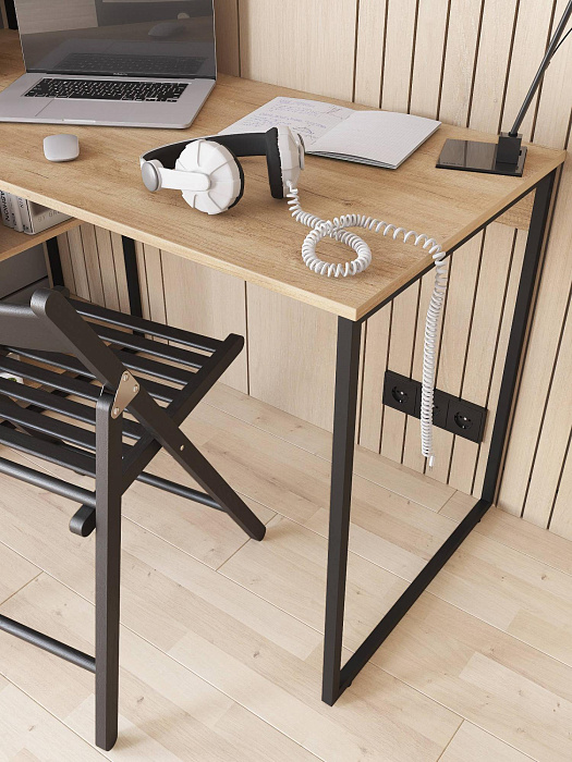 Стол-стеллаж лофт RIDBERG MEMPHIS (Oak/Black) купить в интернет-магазине icover