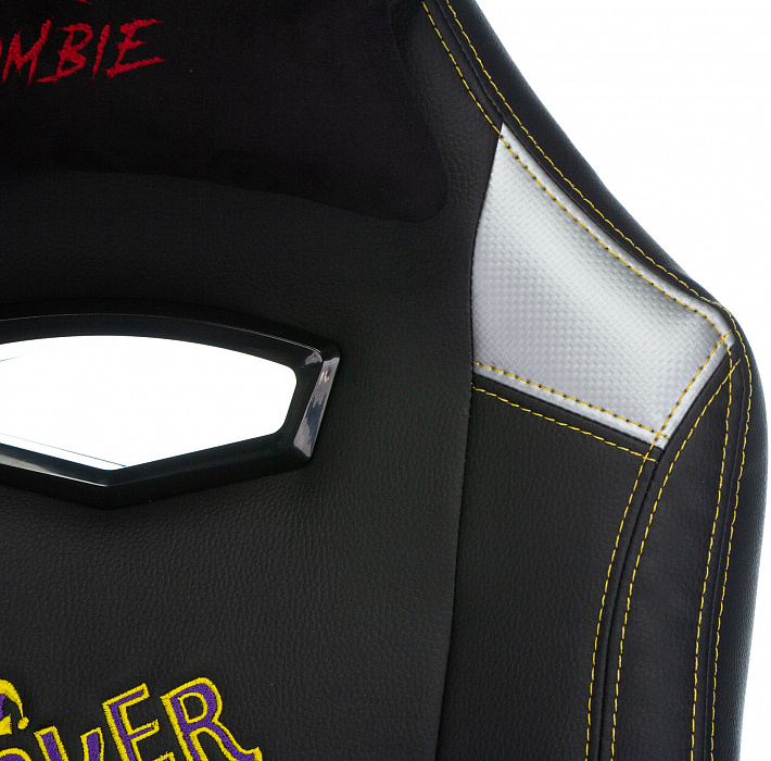 Игровое кресло Бюрократ Zombie HERO JOKER (Black/Violet) купить в интернет-магазине icover