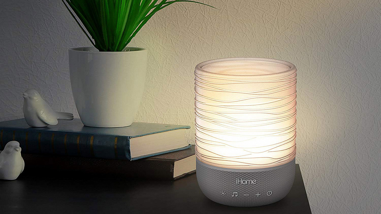 Лампа iHome Zenergy Meditative Light & Sound Therapy Candle iZM100GFTB (Silver) купить в интернет-магазине icover